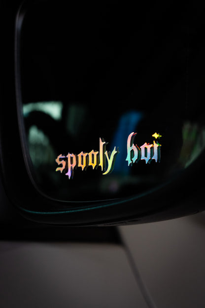 "spooly boi" Slap Sticker